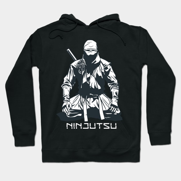 The martial art Ninjutsu Hoodie by Randorius